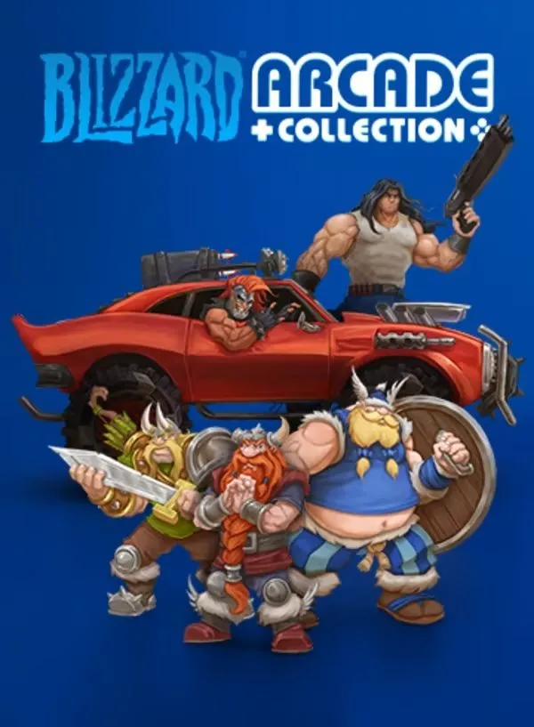 Ảnh bìa bộ sưu tập Blizzard Arcade Collection bao gồm Rock N Roll Racing.