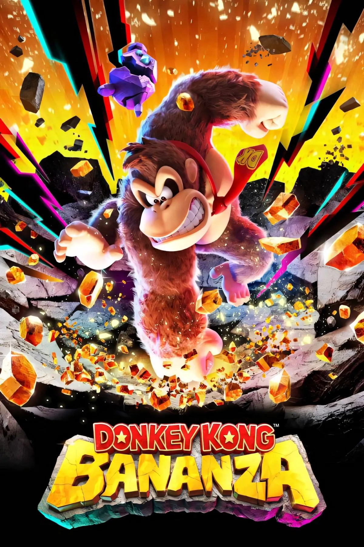 Ảnh bìa game Donkey Kong Bananza độc quyền Nintendo Switch 2