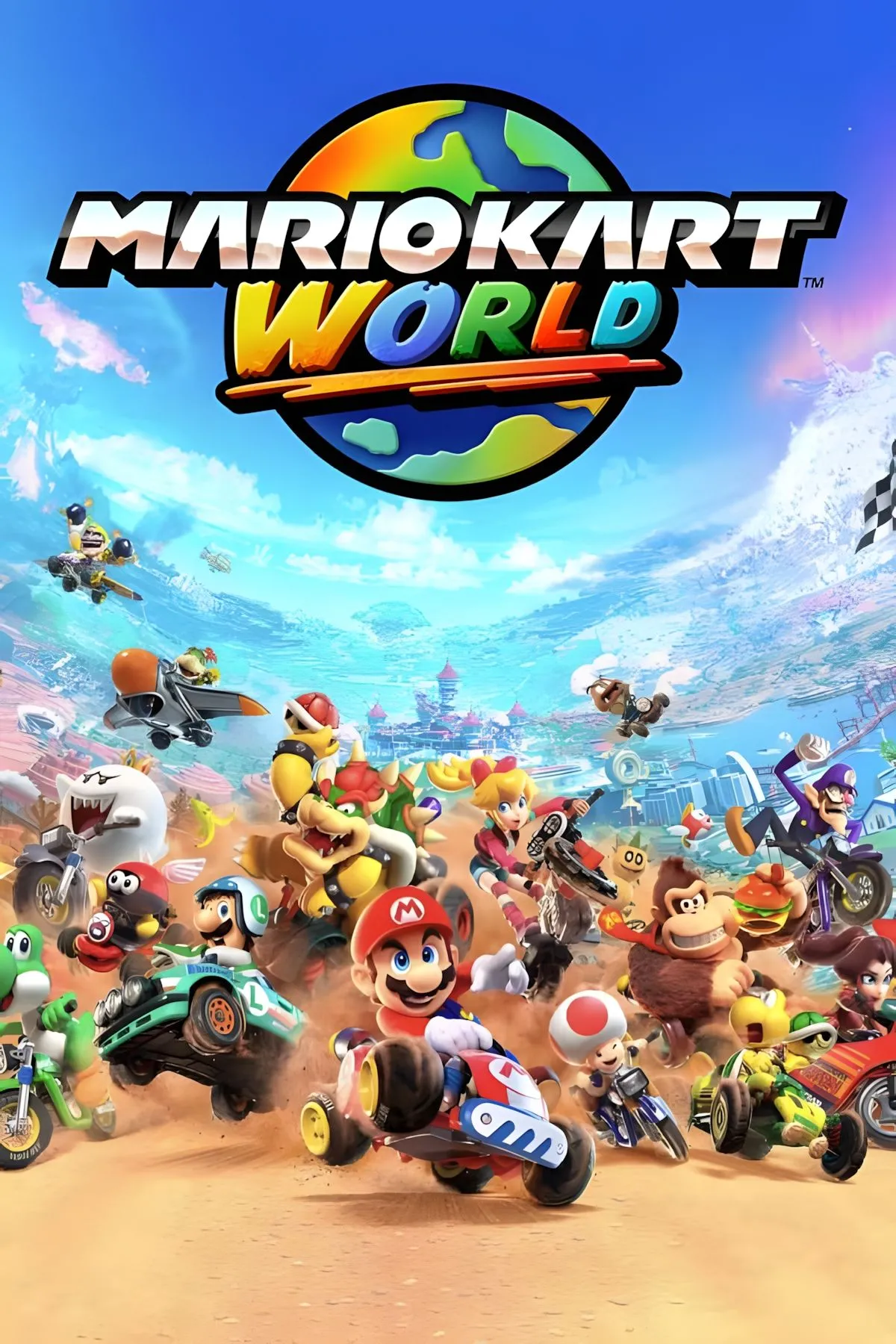 Ảnh bìa game Mario Kart World cho Nintendo Switch 2