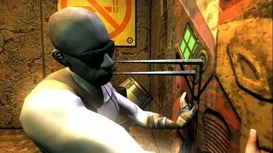 Ảnh chụp màn hình chính thức của game The Chronicles of Riddick: Escape From Butcher Bay, minh chứng cho game chuyển thể chất lượng.