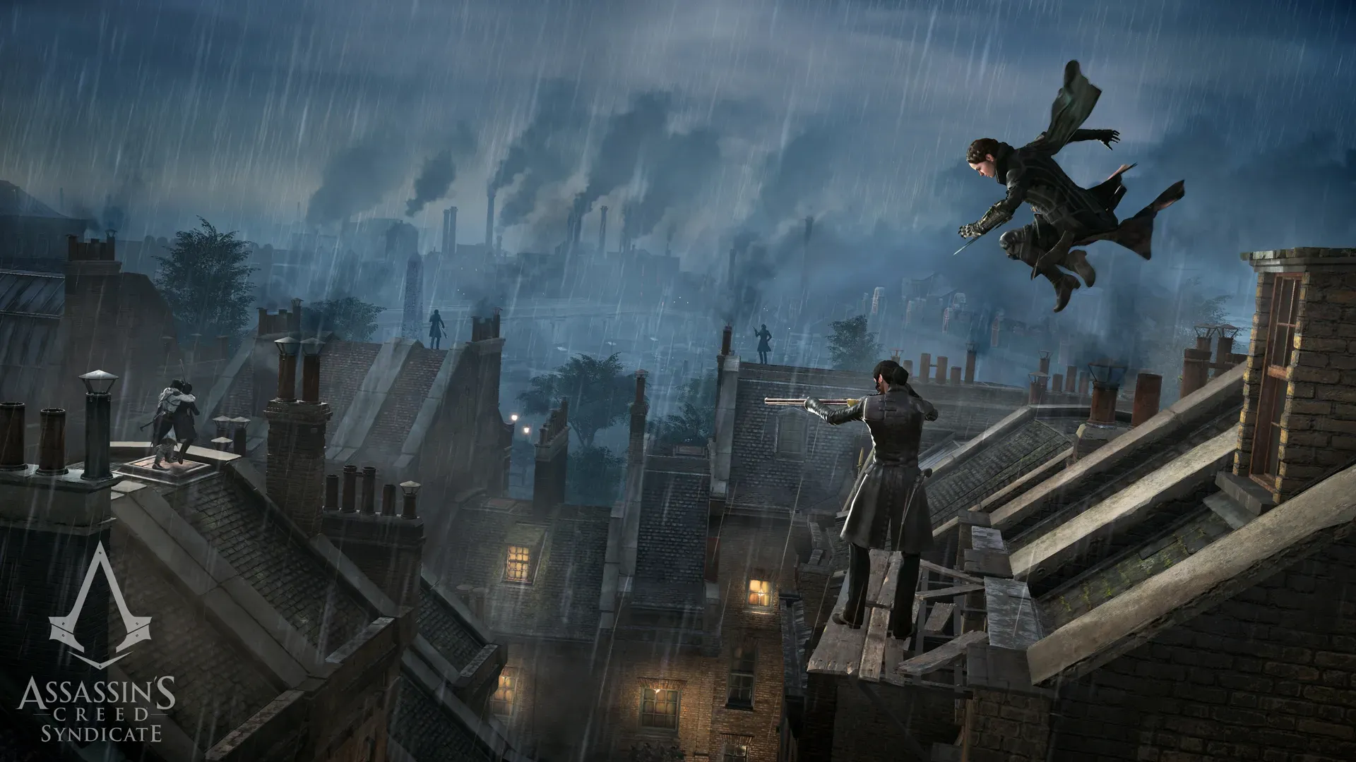 Anh em sát thủ Jacob và Evie Frye trong Assassin's Creed Syndicate