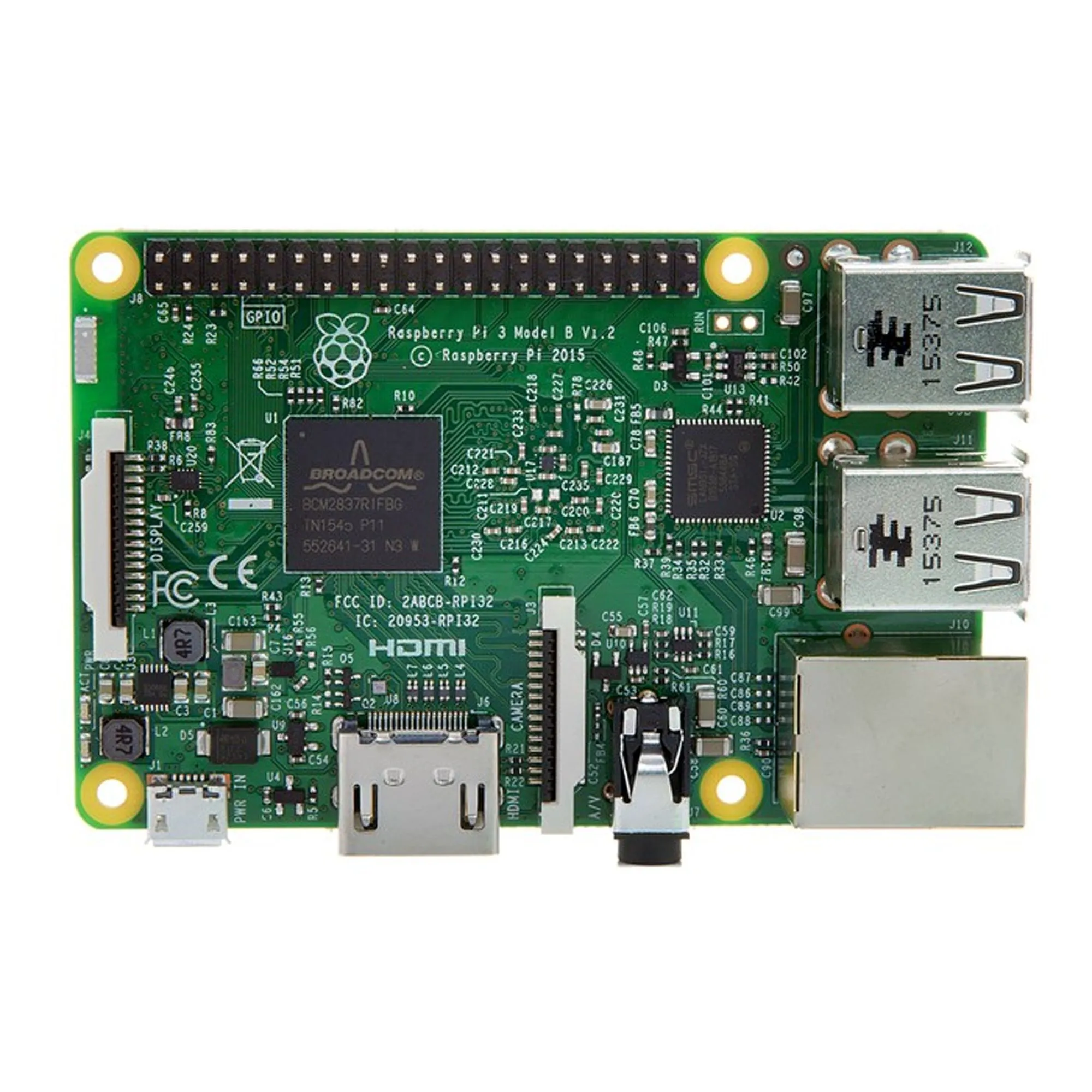 Bo mạch máy tính đơn Raspberry Pi 3 Model B, nền tảng lý tưởng để tự host các dịch vụ tại nhà.