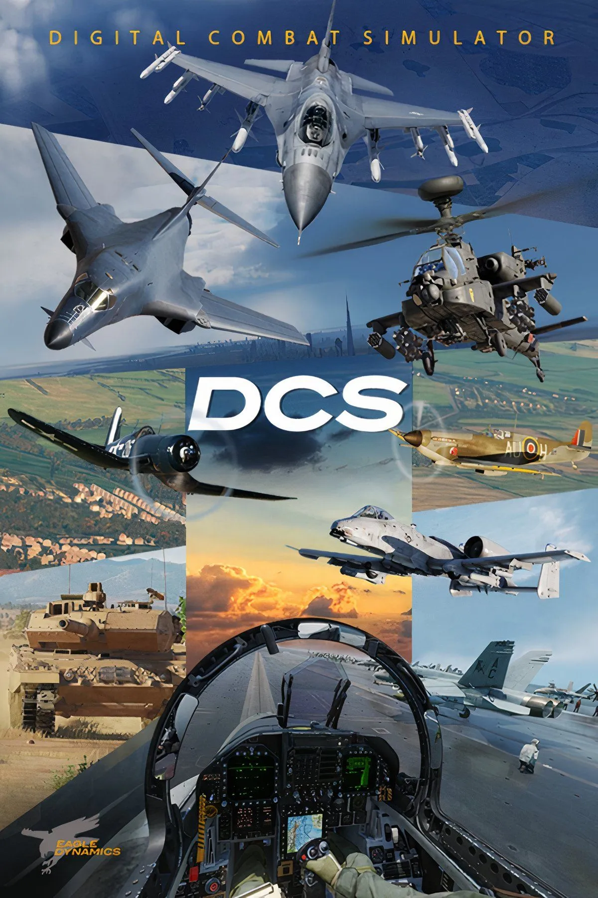 Buồng lái máy bay chiến đấu được mô phỏng chi tiết trong DCS World