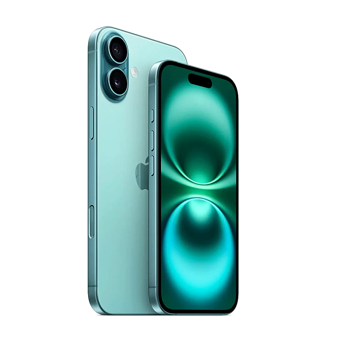 Điện thoại Apple iPhone 16 màu đen hiển thị màn hình chính và camera sau, làm nổi bật thiết kế mới của sản phẩm.