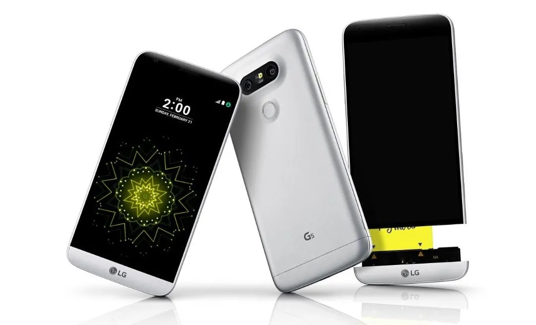 Điện thoại LG G5 với thiết kế module cho phép tháo lắp các thành phần