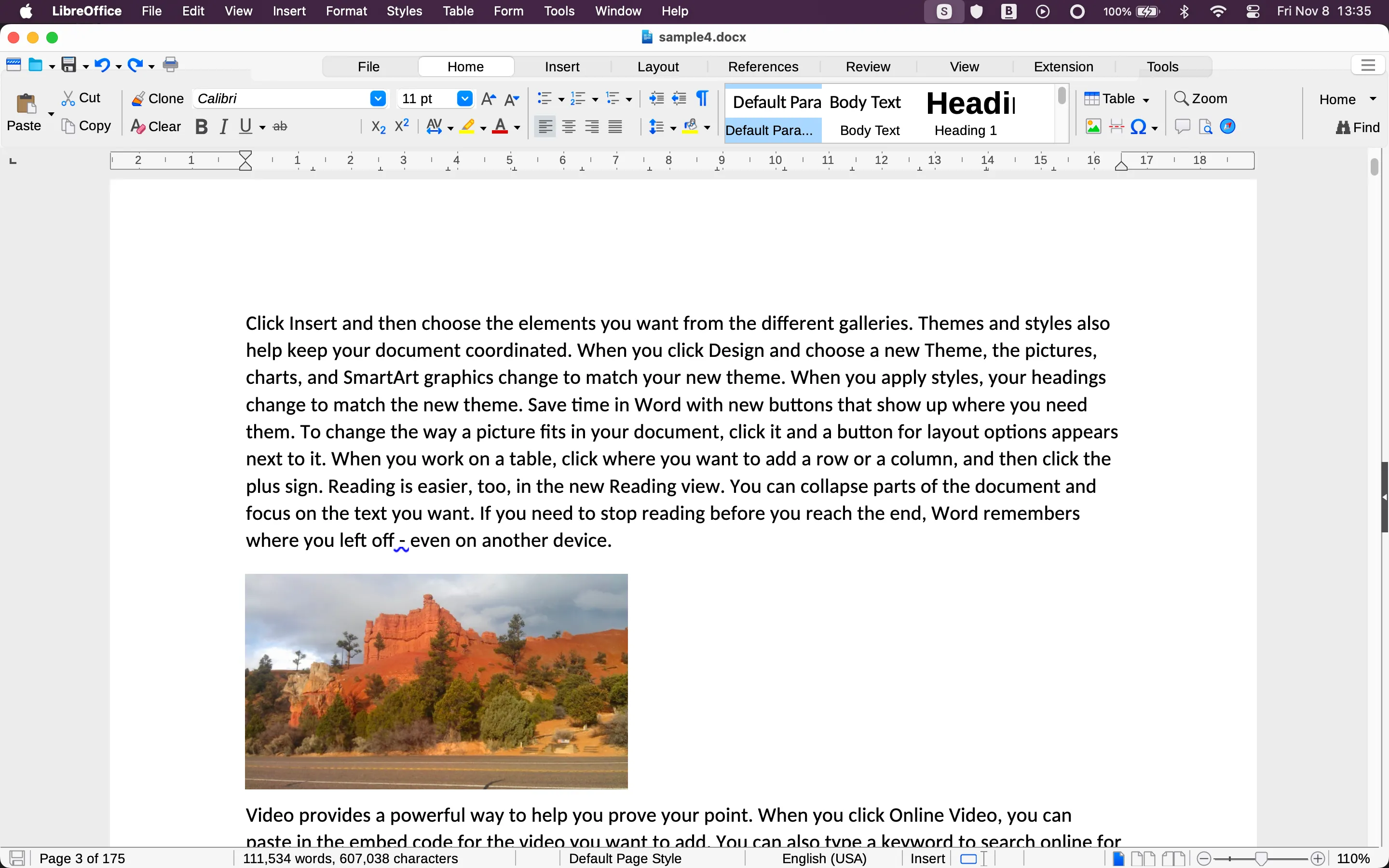Giao diện chính của bộ ứng dụng LibreOffice trên macOS, hiển thị các lựa chọn tạo tài liệu mới như Writer, Calc, Impress.