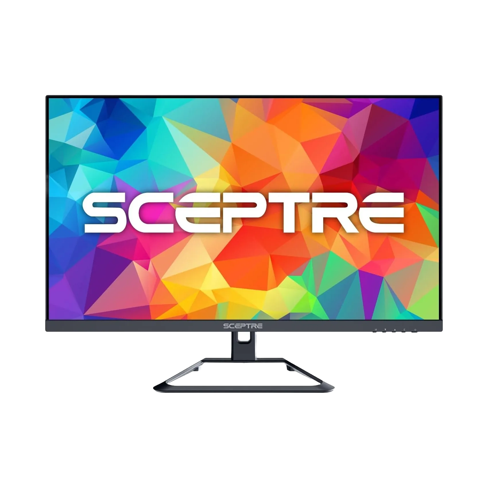 Góc nhìn cận cảnh màn hình Sceptre U275W-UPT, cho thấy độ phân giải 4K sắc nét trên tấm nền IPS.