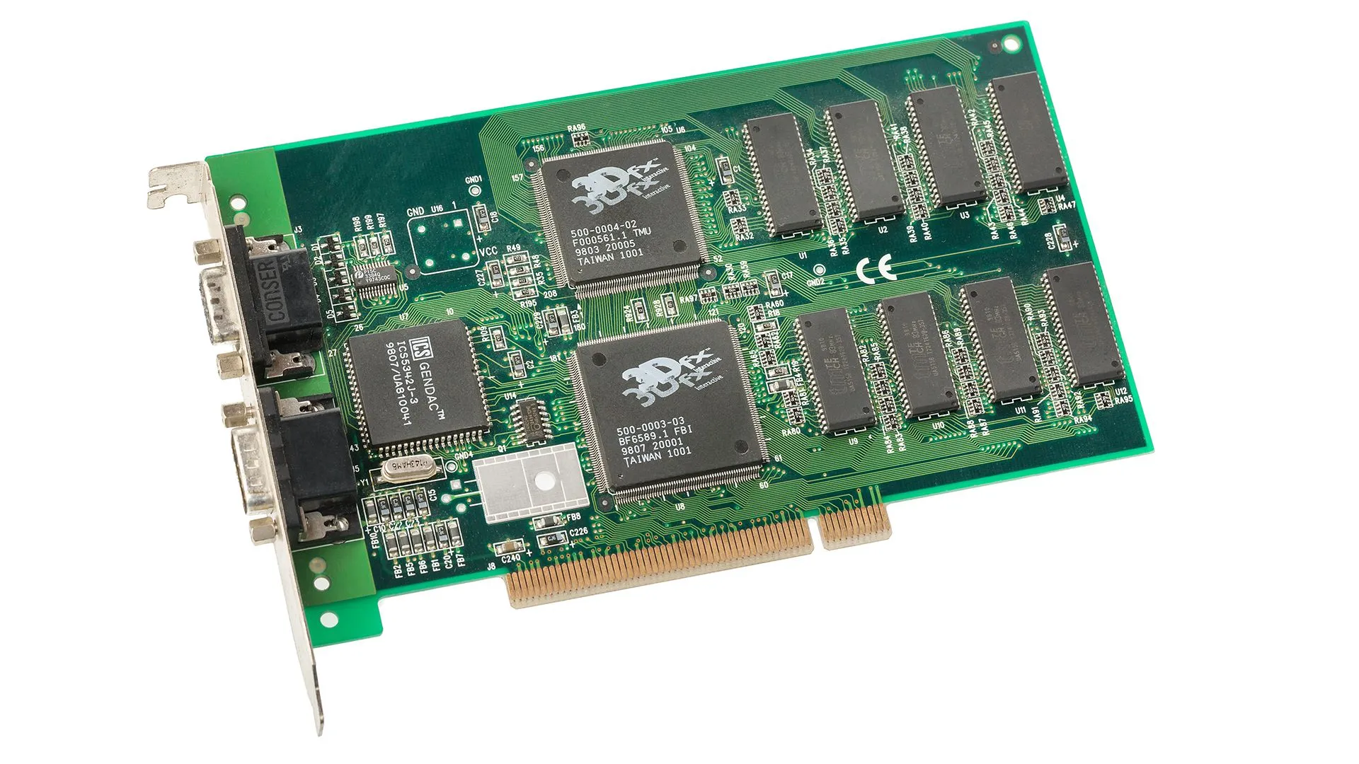 Hình ảnh card đồ họa 3DFX Voodoo nổi tiếng