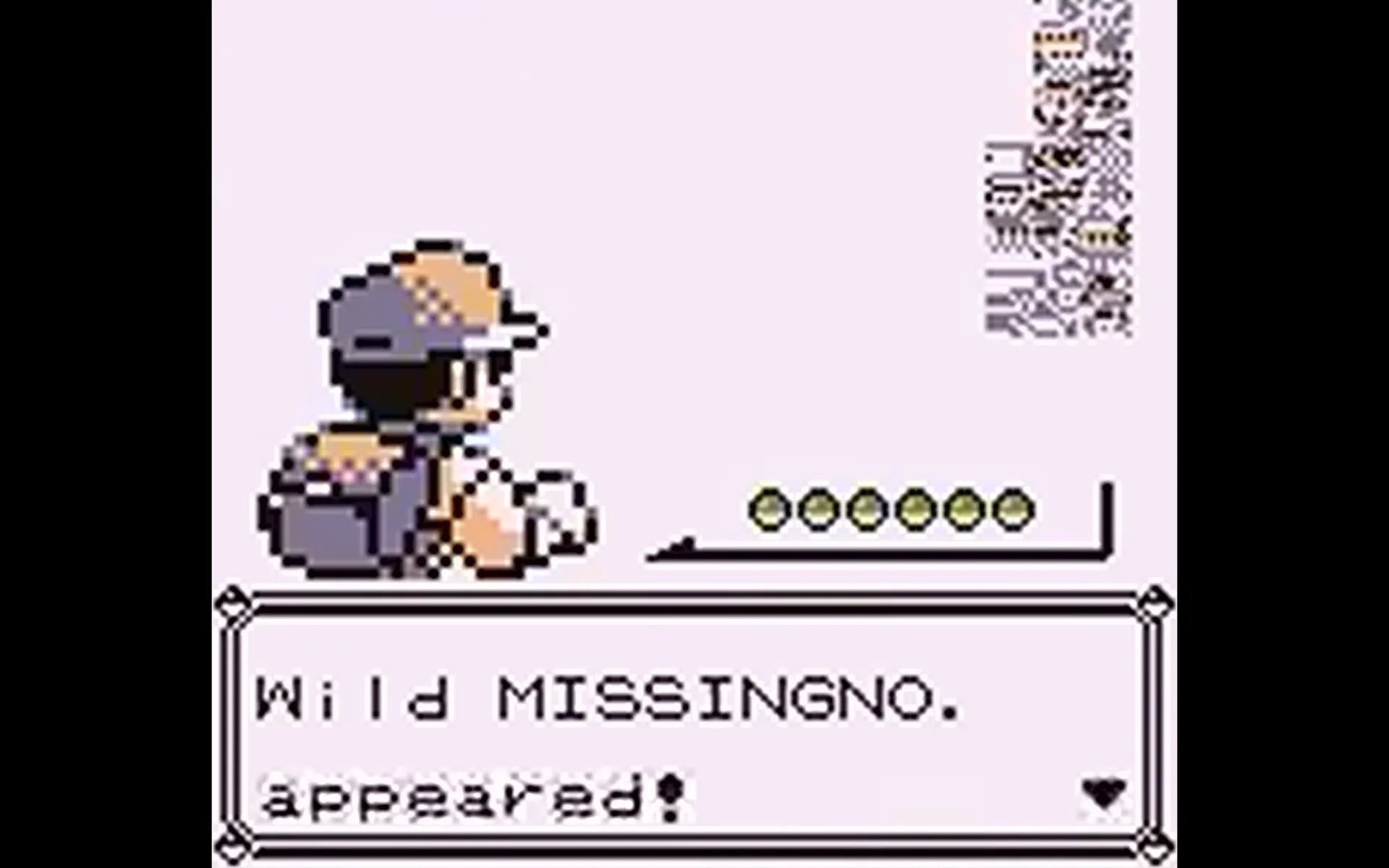Hình ảnh chiến đấu với MissingNo, lỗi game nổi tiếng và bí ẩn trong Pokémon Red và Blue