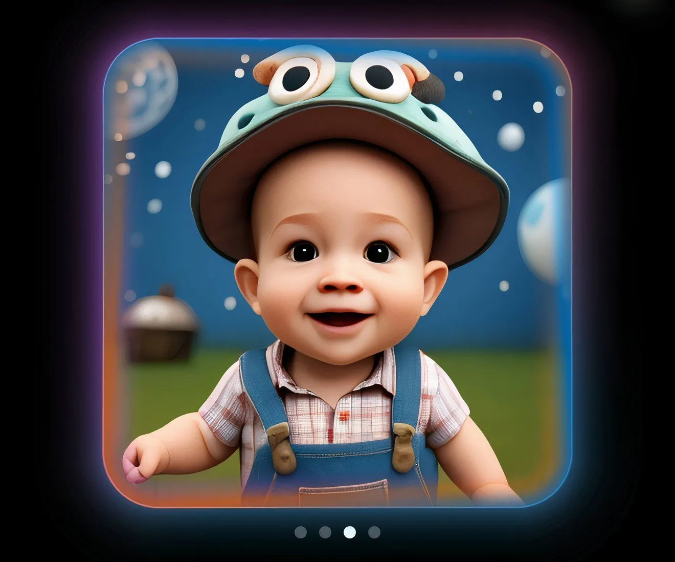 Hình ảnh em bé được tạo bởi tính năng Image Playground trên iPhone, minh họa chất lượng AI sinh ảnh của Apple Intelligence.