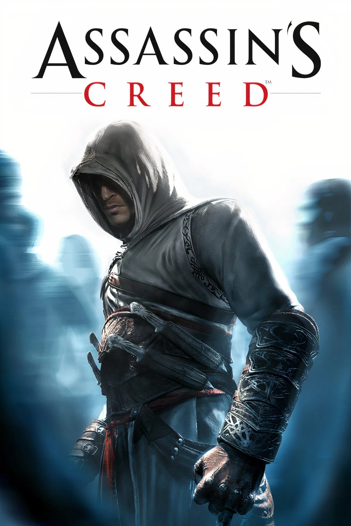 Hình ảnh nhân vật Altaïr trong Assassin's Creed đứng trên nóc tòa nhà cao tầng