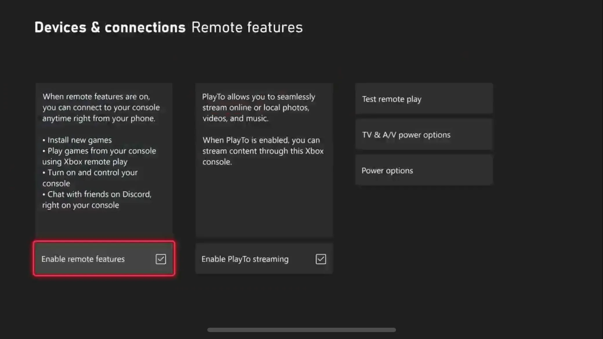 Kích hoạt tính năng truy cập từ xa trên Xbox để sử dụng Remote Play và cài đặt game từ điện thoại.