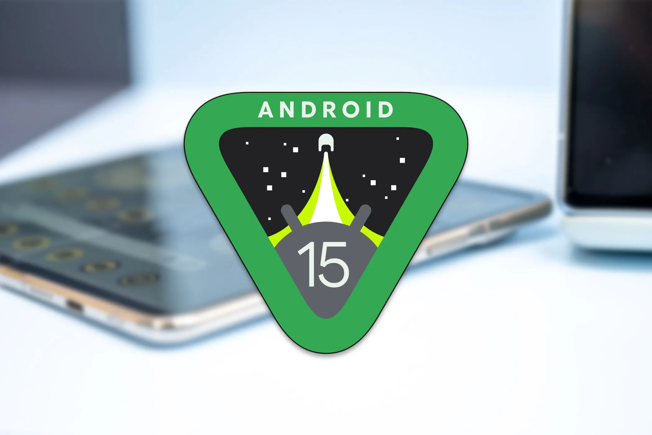 Logo Android 15 thể hiện hệ điều hành thuần túy của Google trên Pixel 9 Pro với nhiều cải tiến bảo mật