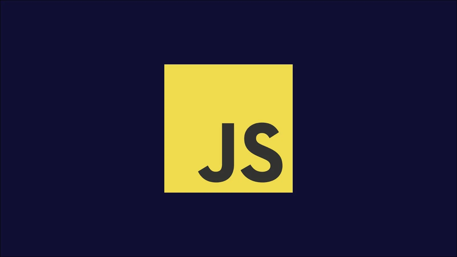Logo JavaScript minh họa ngôn ngữ lập trình được đề cập trong ví dụ về biến toàn cục và hằng số.
