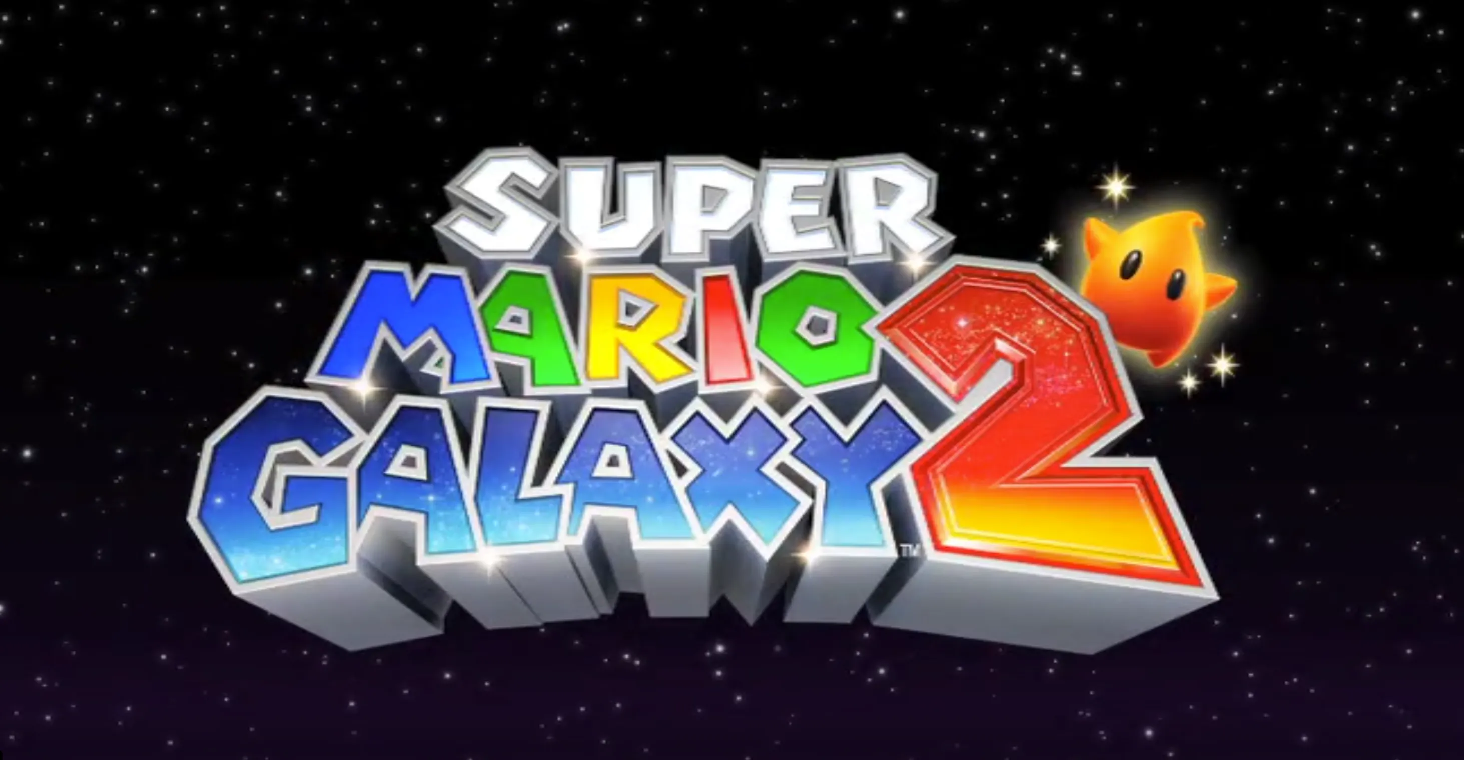 Màn chơi không gian đầy màu sắc trong Super Mario Galaxy 2 trên Nintendo Wii, thể hiện cơ chế trọng lực độc đáo trên các hành tinh.