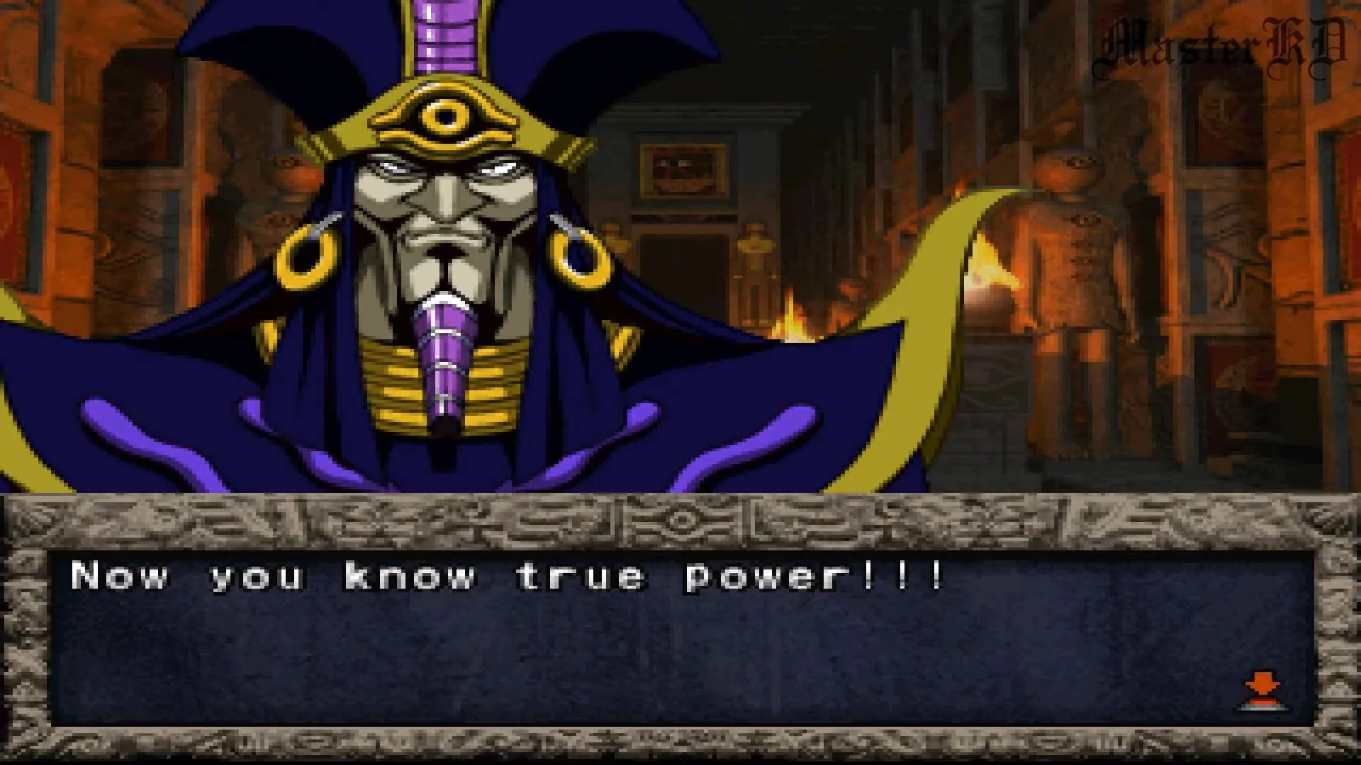 Màn hình &quot;Game Over&quot; trong Yu-Gi-Oh! Forbidden Memories, minh họa sự khó khăn khi đối mặt với AI gian lận
