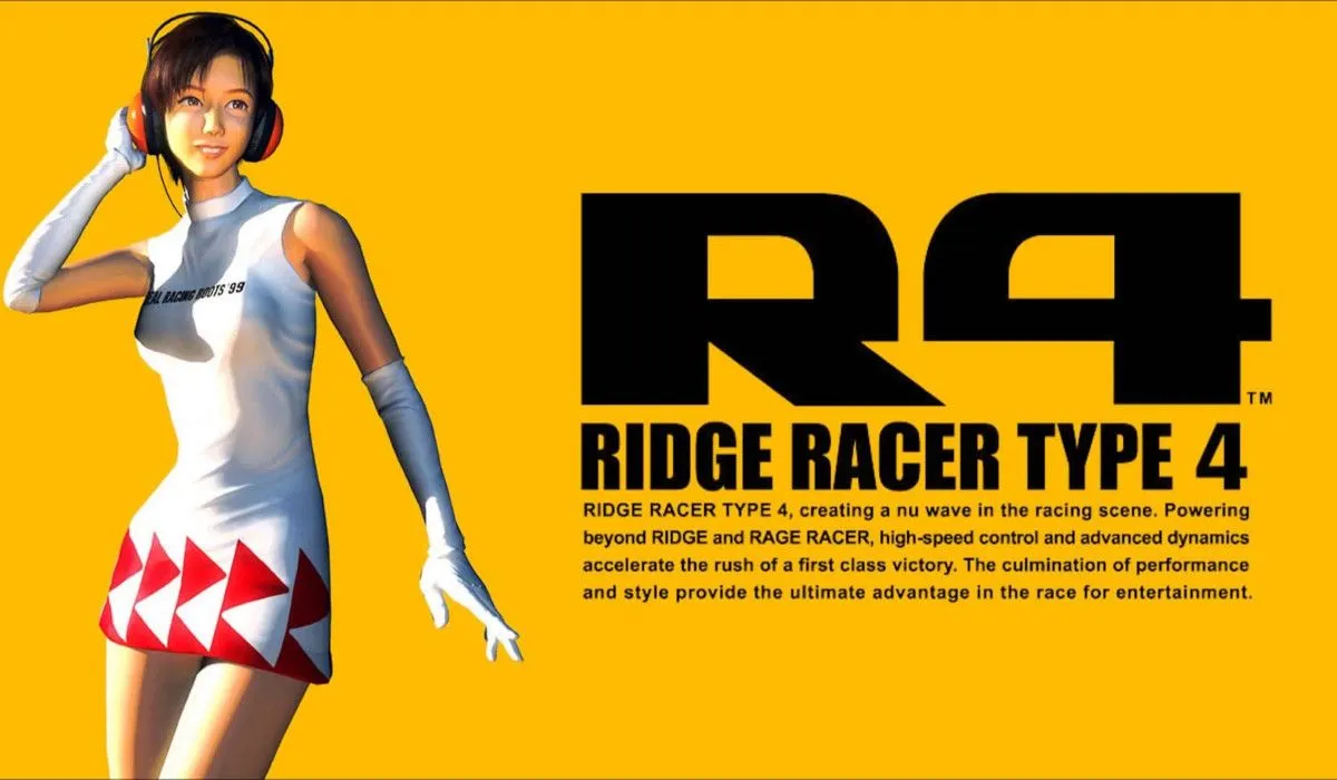 Nghệ thuật quảng cáo cho R4: Ridge Racer Type 4