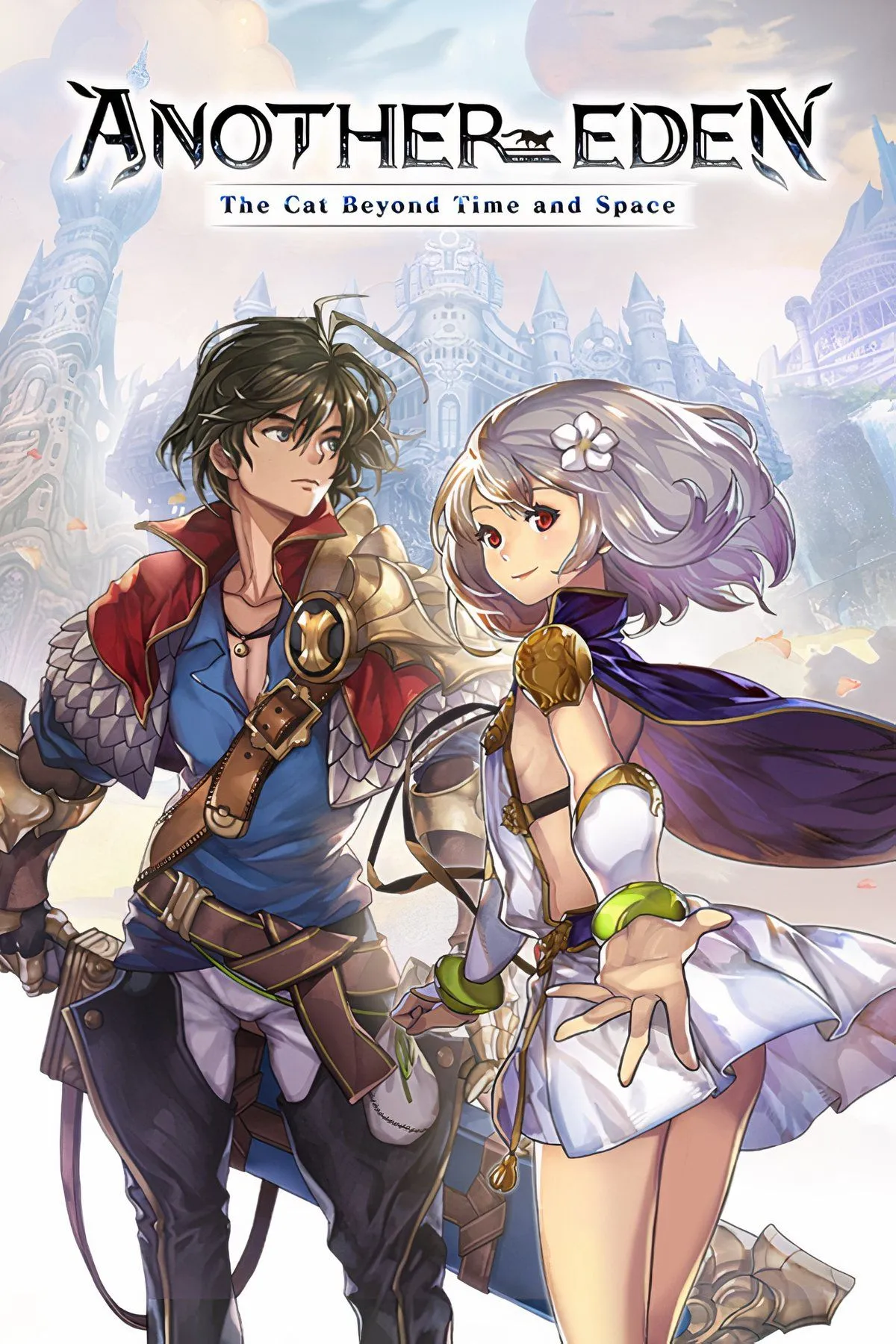 Nhân vật Aldo và các đồng đội trong một cuộc phiêu lưu xuyên không gian và thời gian trong Another Eden.