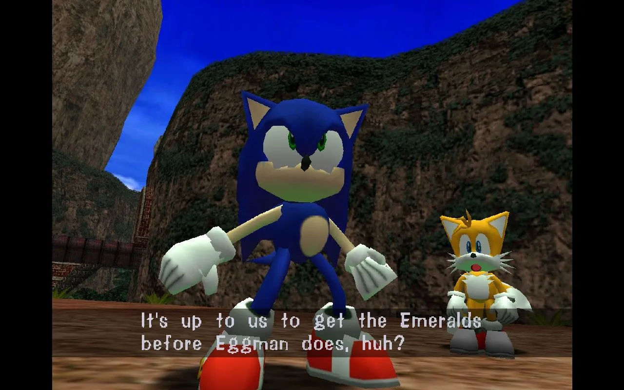 Phiên bản game Sonic Adventure đang chạy mượt mà trên Steam Deck