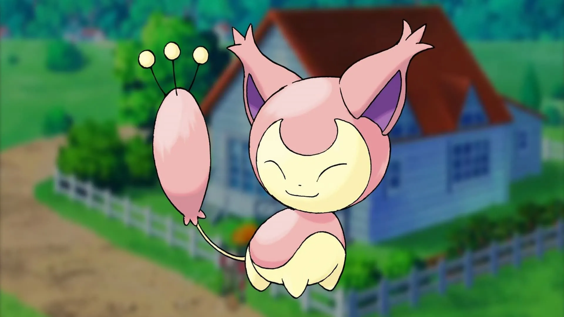 Skitty, một Pokémon đáng yêu giống mèo, lý tưởng để làm thú cưng trong nhà.