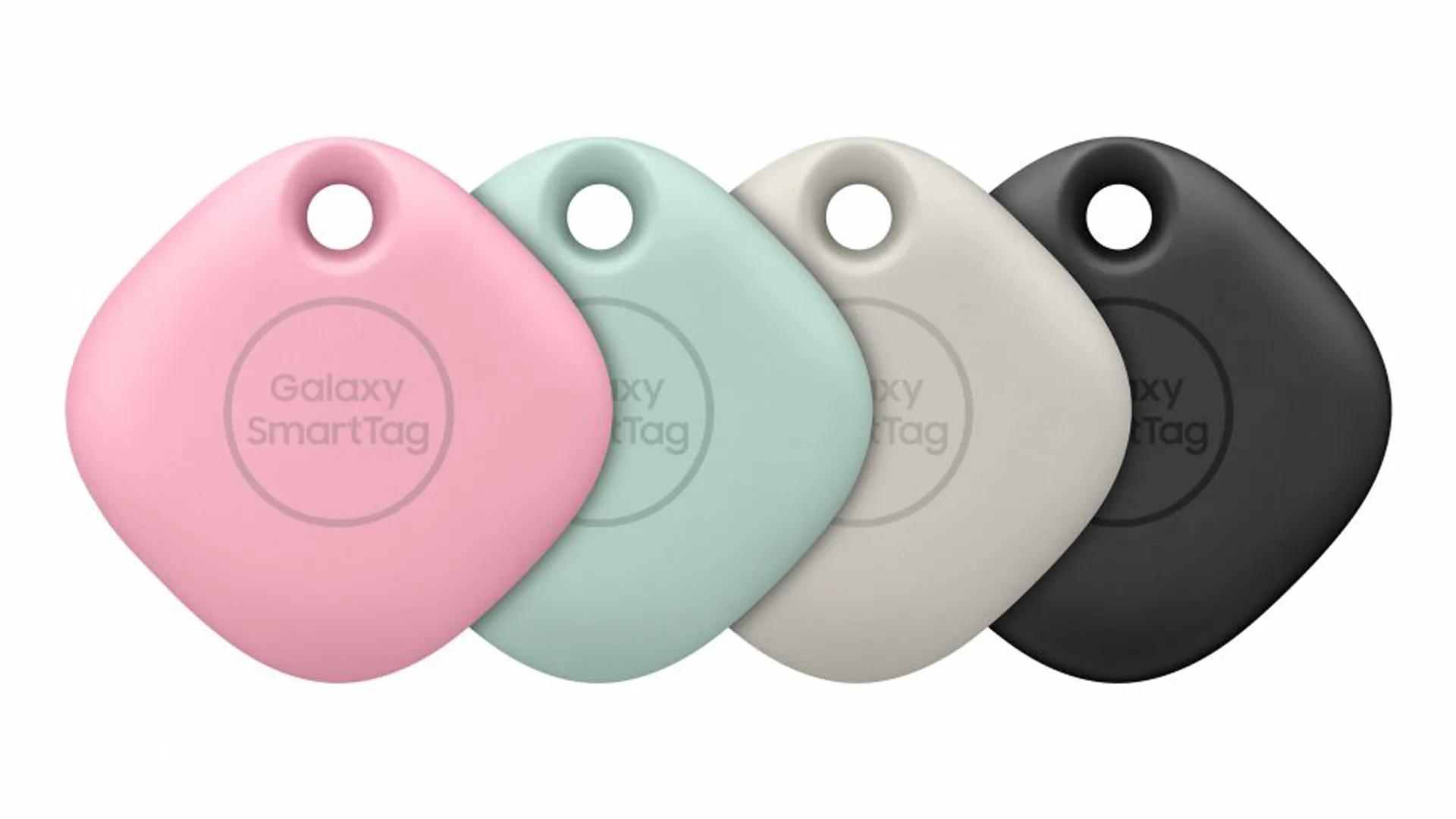 Thiết bị định vị Samsung SmartTag đặt trên lòng bàn tay