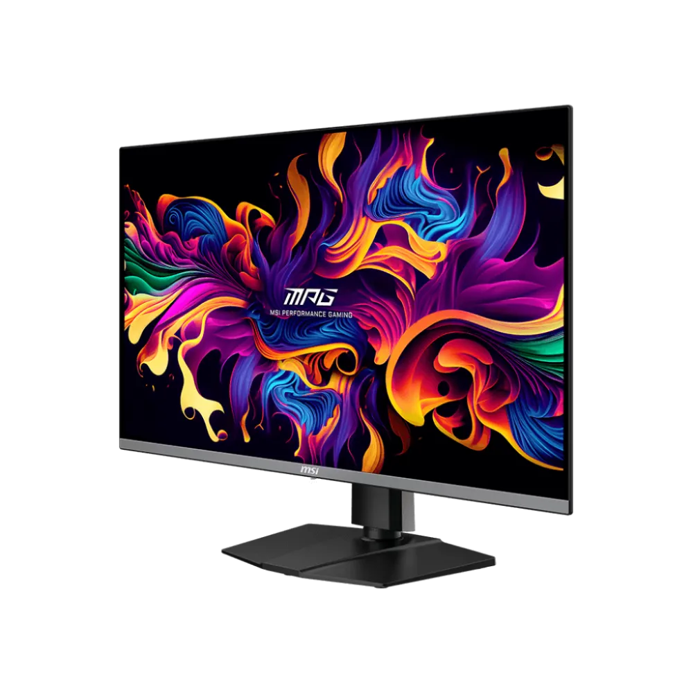 Thiết kế chi tiết của màn hình gaming 4K MSI MPG321URX, nhấn mạnh tính năng tản nhiệt không quạt.