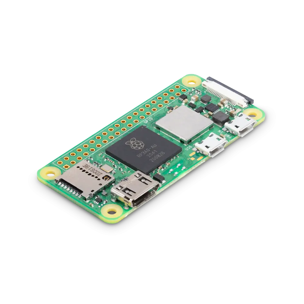Toàn cảnh Raspberry Pi Zero 2 W, thiết bị máy tính nhúng siêu nhỏ gọn phù hợp cho các dự án DIY tiết kiệm không gian.