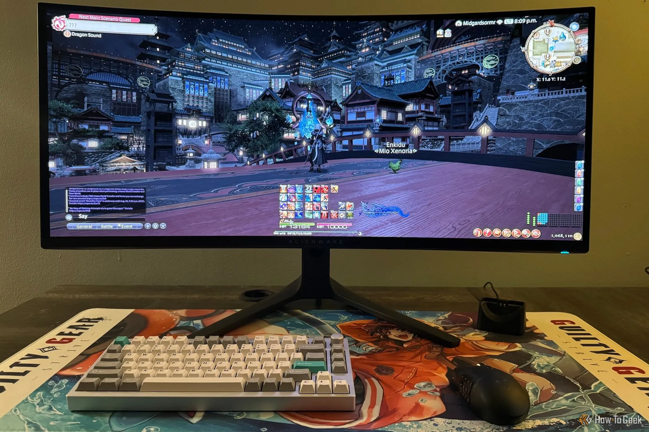 Trải nghiệm game Final Fantasy XIV cực kỳ nhập vai trên màn hình gaming cong ultrawide
