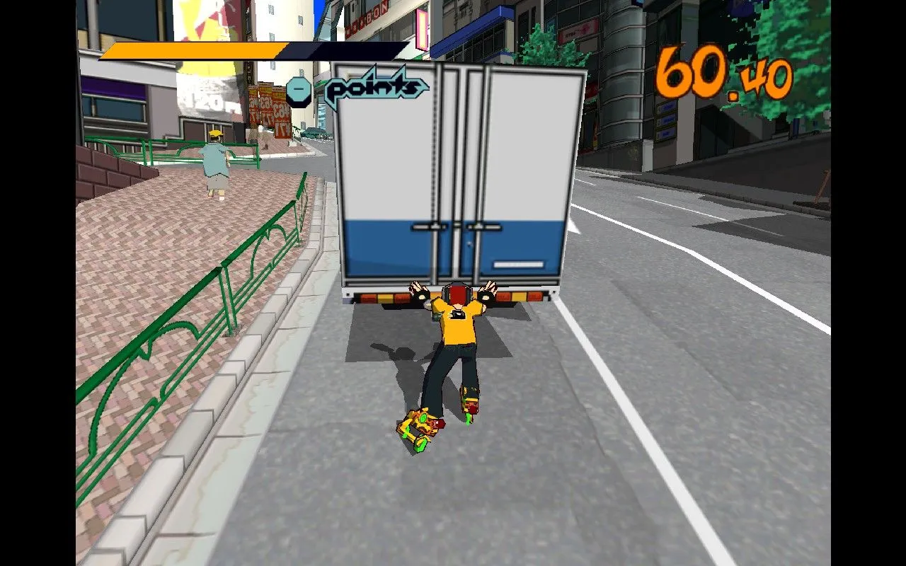 Trò chơi Jet Set Radio trên Steam Deck với độ phân giải gấp 3 lần gốc cho hình ảnh sắc nét hơn