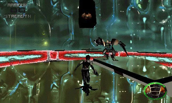 Ảnh chụp màn hình chính thức của game MDK, một tựa game hành động góc nhìn thứ ba với phong cách hình ảnh và hài hước độc đáo.