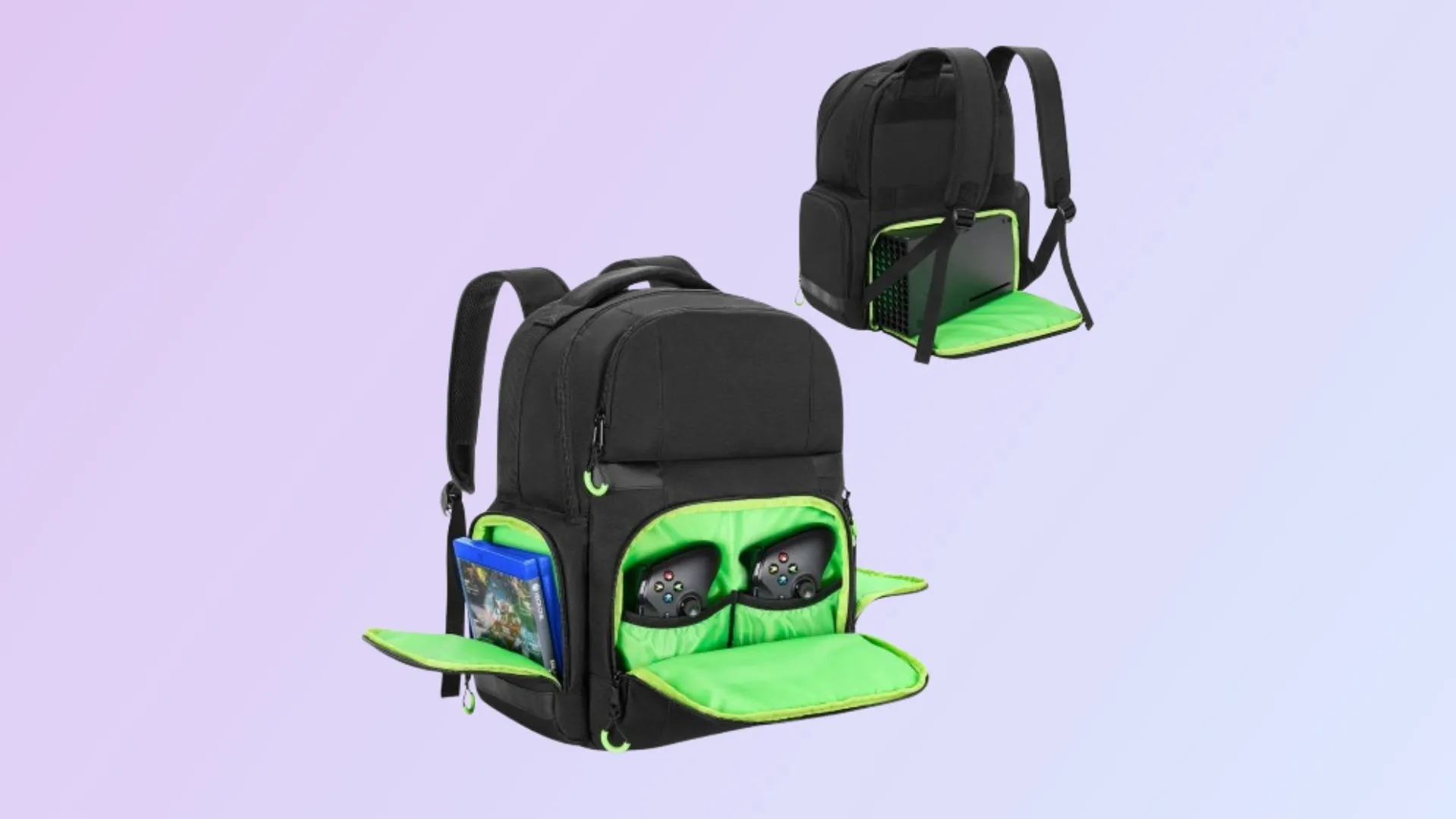 Ba lô PGmoon Xbox Series X-S Backpack màu đen để đựng console và phụ kiện