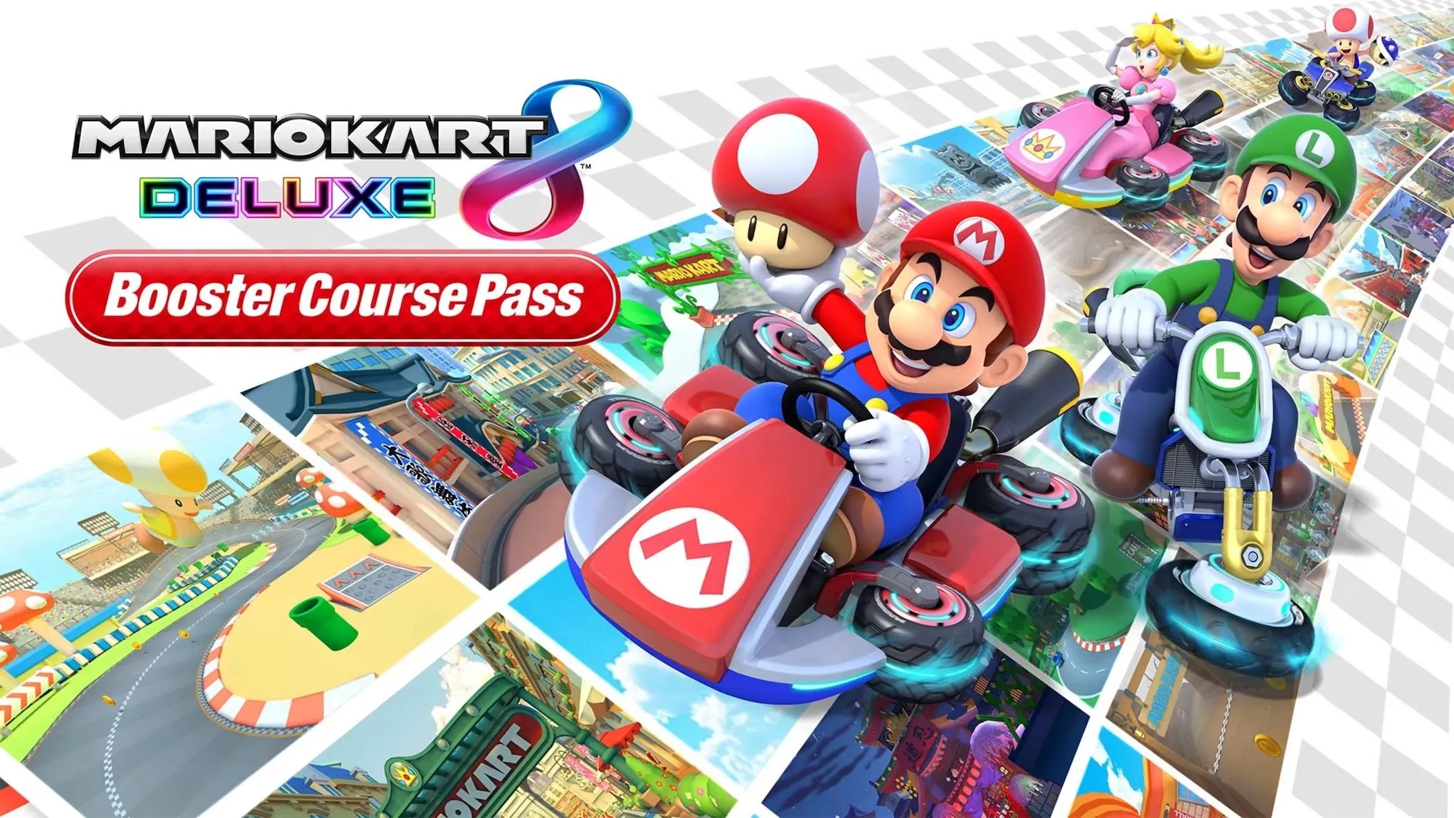 Bìa game Mario Kart 8 Deluxe Booster Course Pack trên Nintendo Switch, tựa game gia đình phổ biến