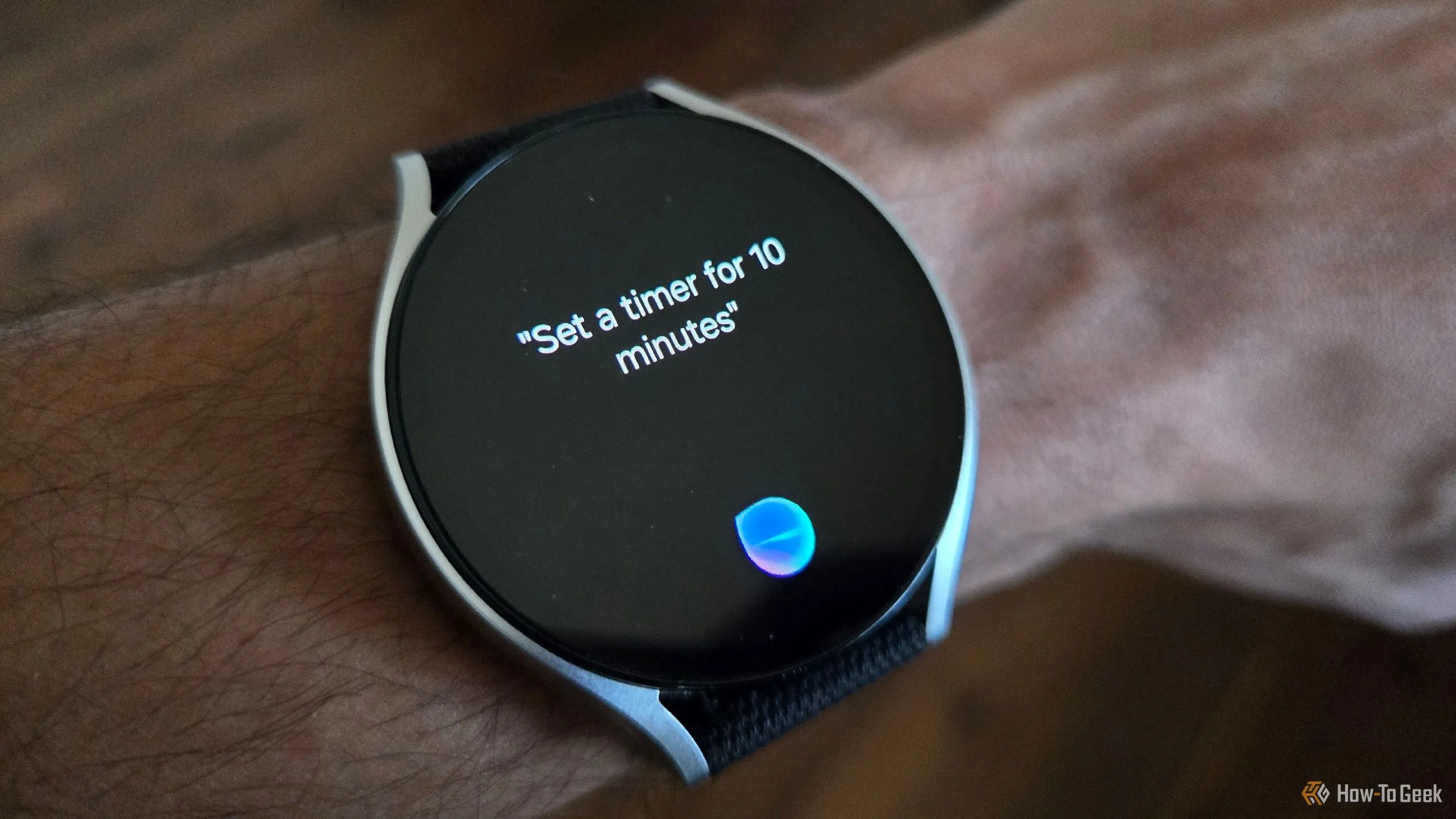 Bixby đang đặt hẹn giờ 10 phút trên đồng hồ thông minh Galaxy Watch 6