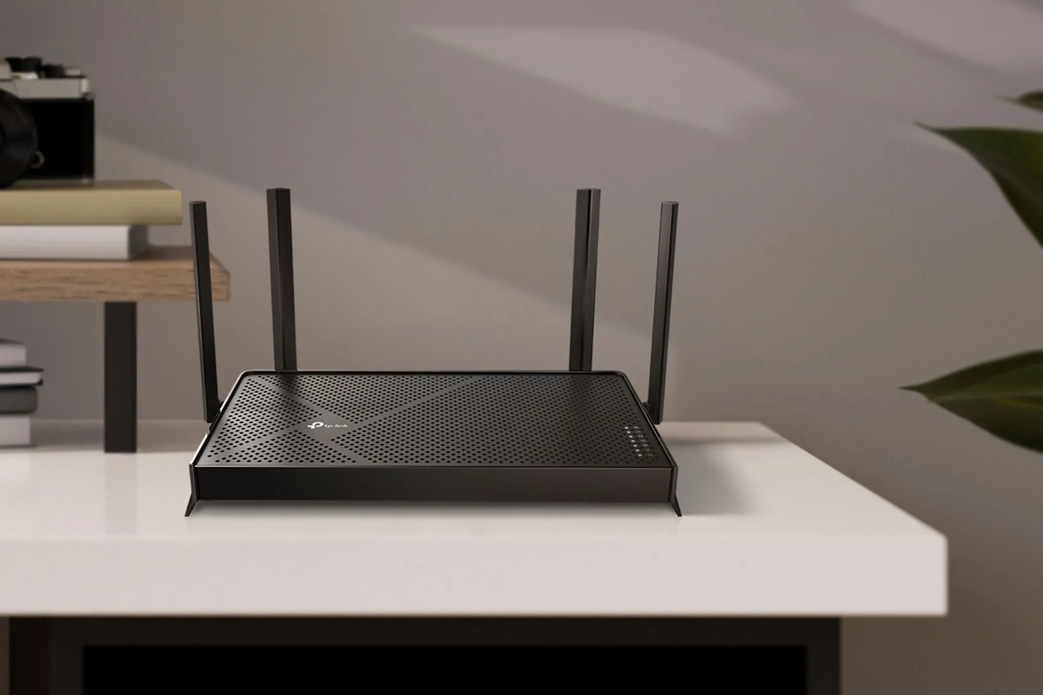 Bộ định tuyến TP-Link Archer BE3600 Wi-Fi 7, ví dụ về router hỗ trợ sao lưu Time Machine qua cổng USB.