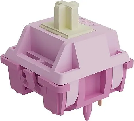 Các switch Akko V3 Creamy Purple Pro.