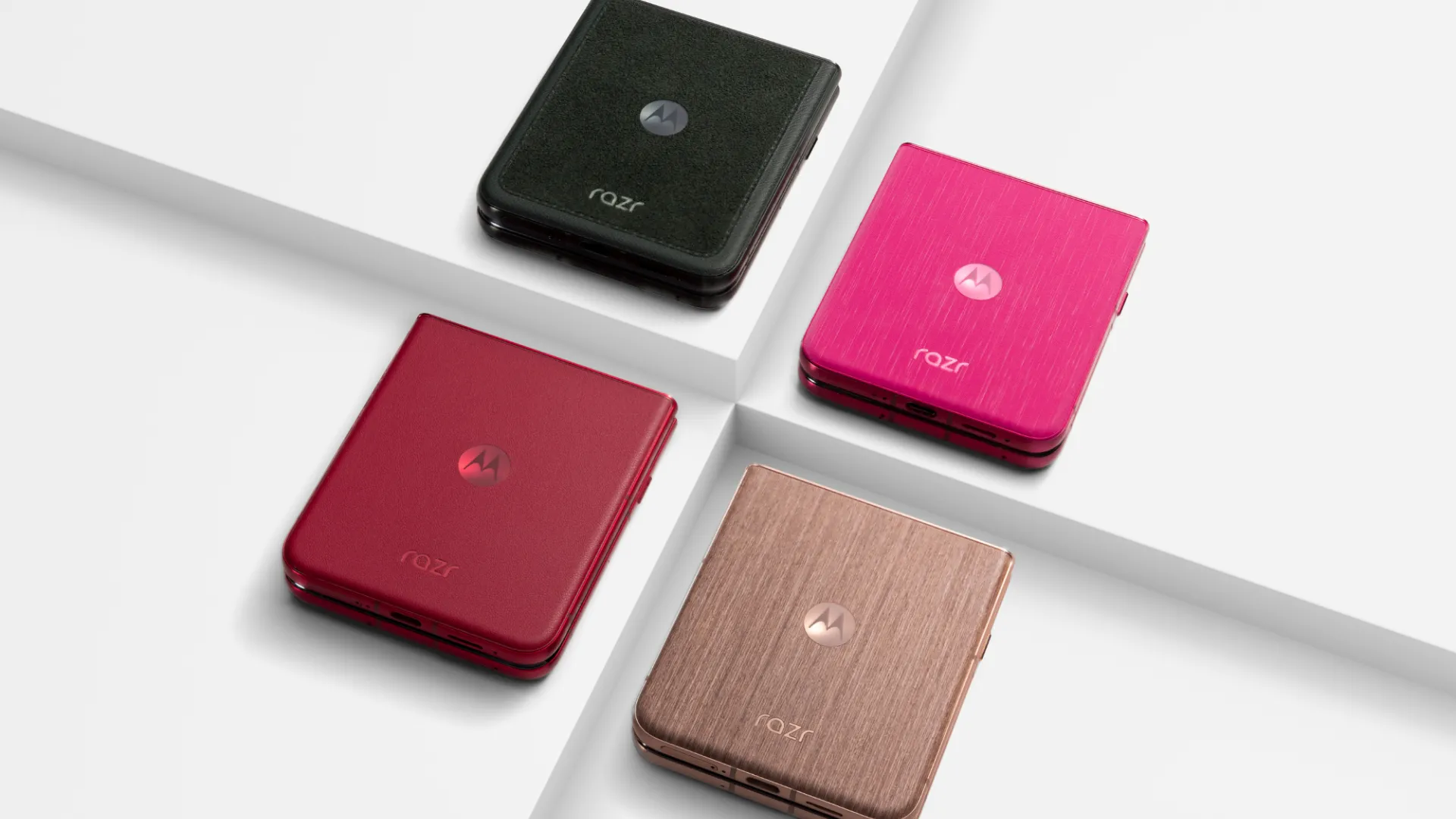 Các tùy chọn màu sắc và chất liệu của Motorola Razr Ultra 2025