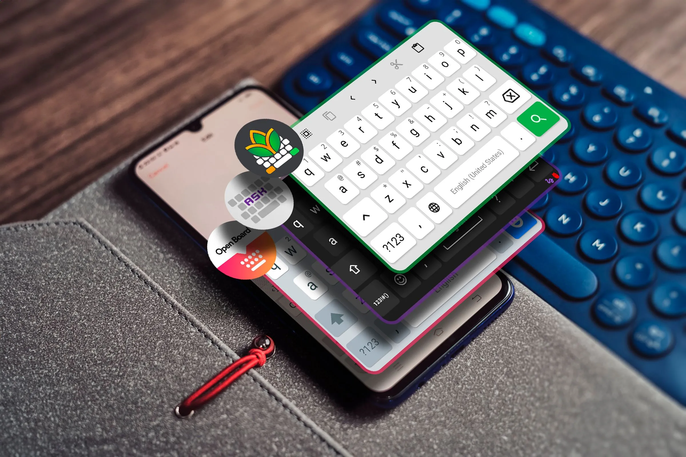 Các ứng dụng bàn phím Android trên điện thoại, đảm bảo quyền riêng tư và bảo mật.