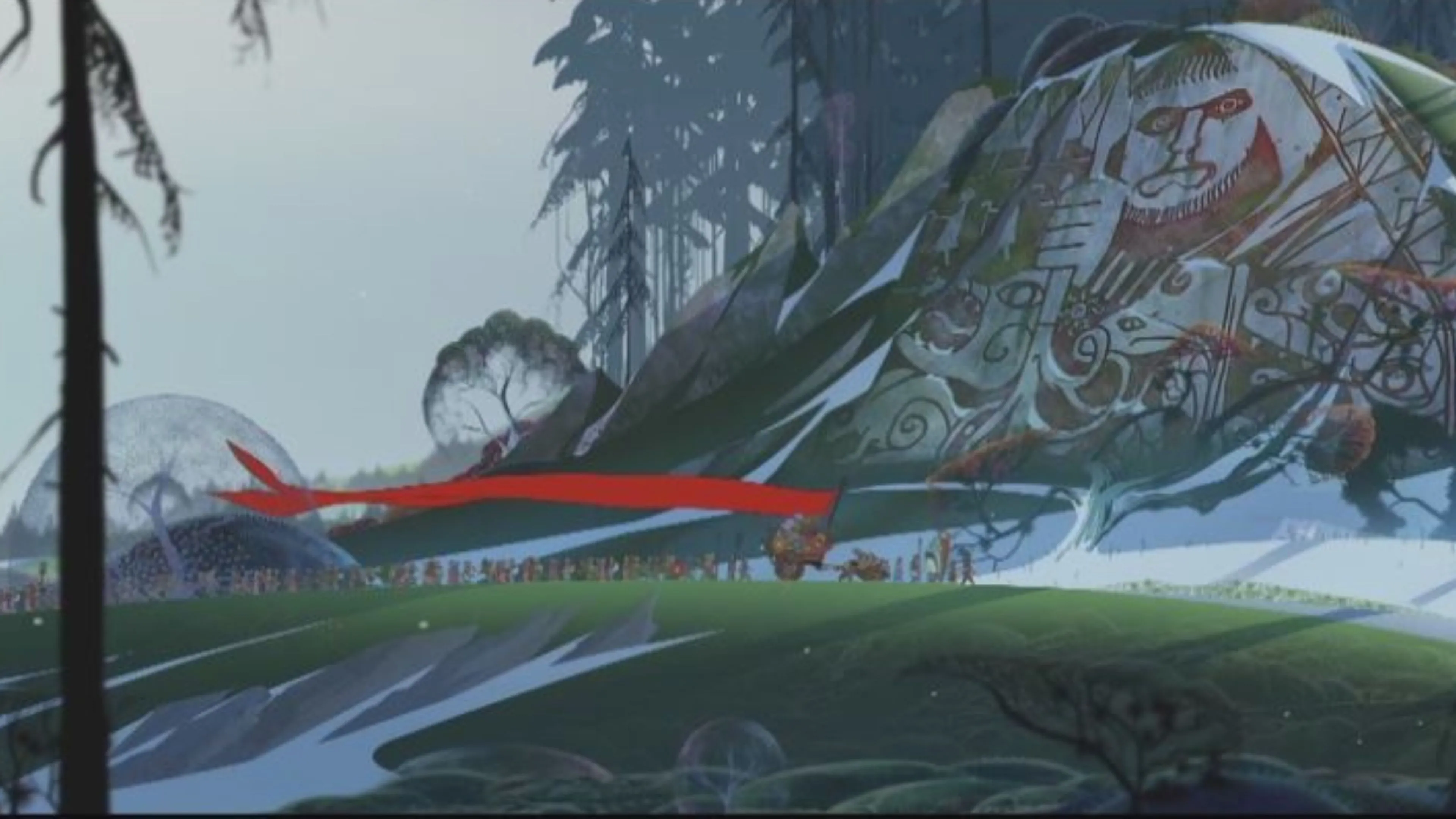 Cảnh chiến đấu của The Banner Saga với các đơn vị đang tấn công
