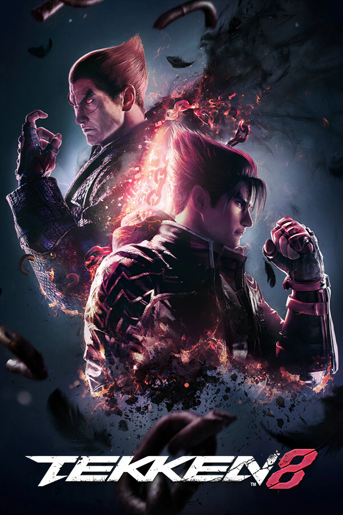 Cảnh chiến đấu đồ họa cao với hai nhân vật đối kháng dữ dội trong Tekken 8