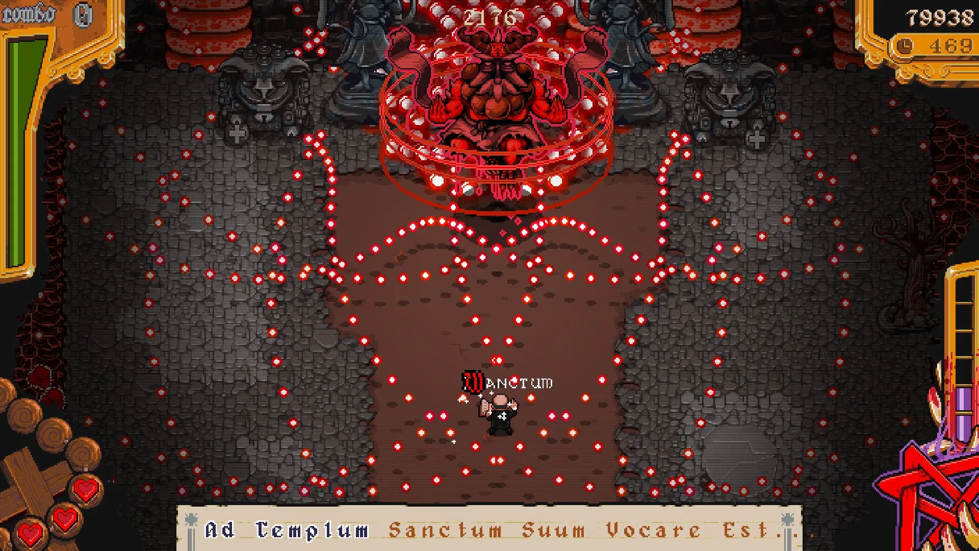 Cảnh đánh boss hành động nảy lửa trong The Textorcist: The Story of Ray Bibbia