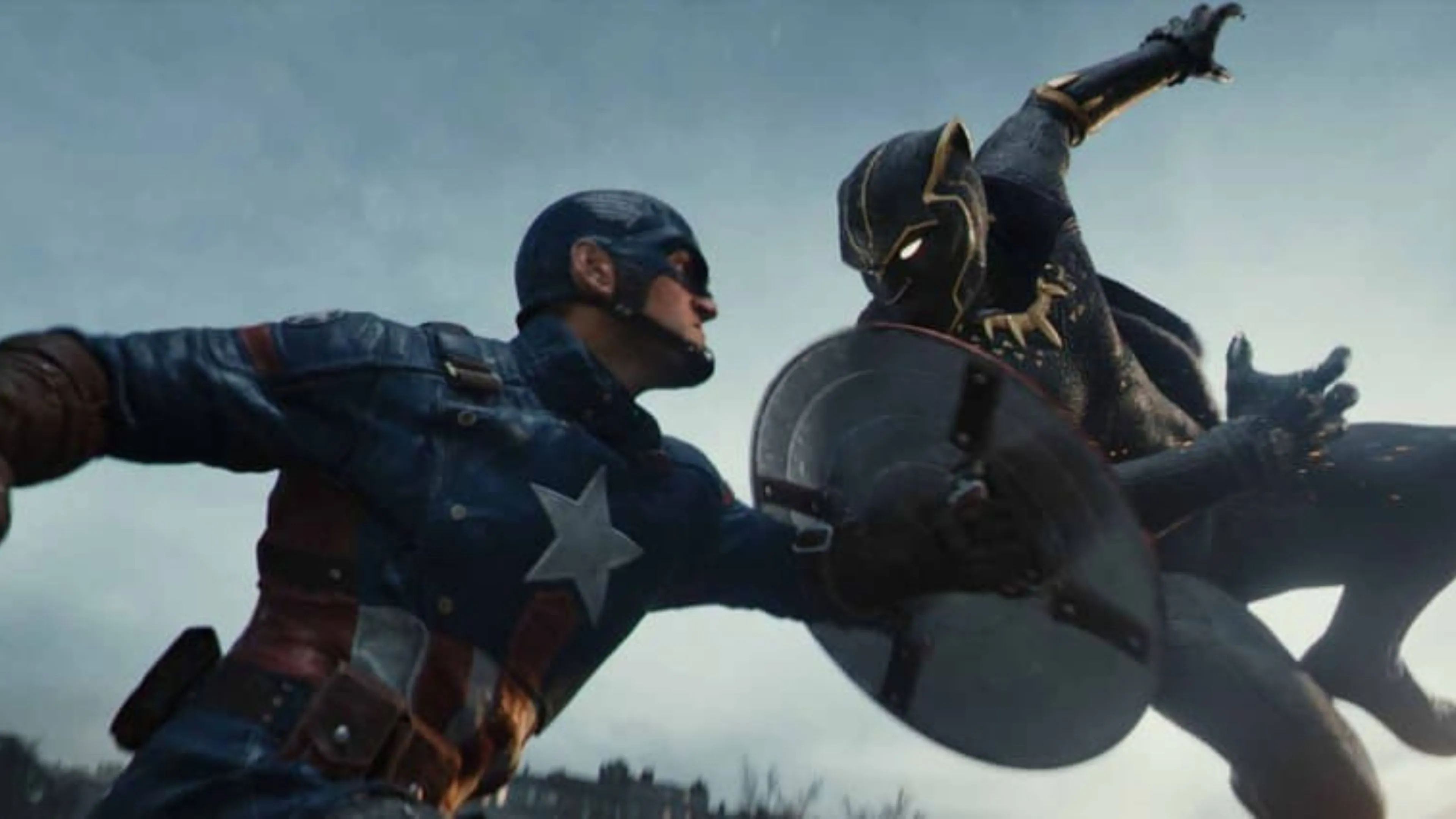 Captain America trong một phân cảnh điện ảnh của game Marvel 1943 Rise of Hydra