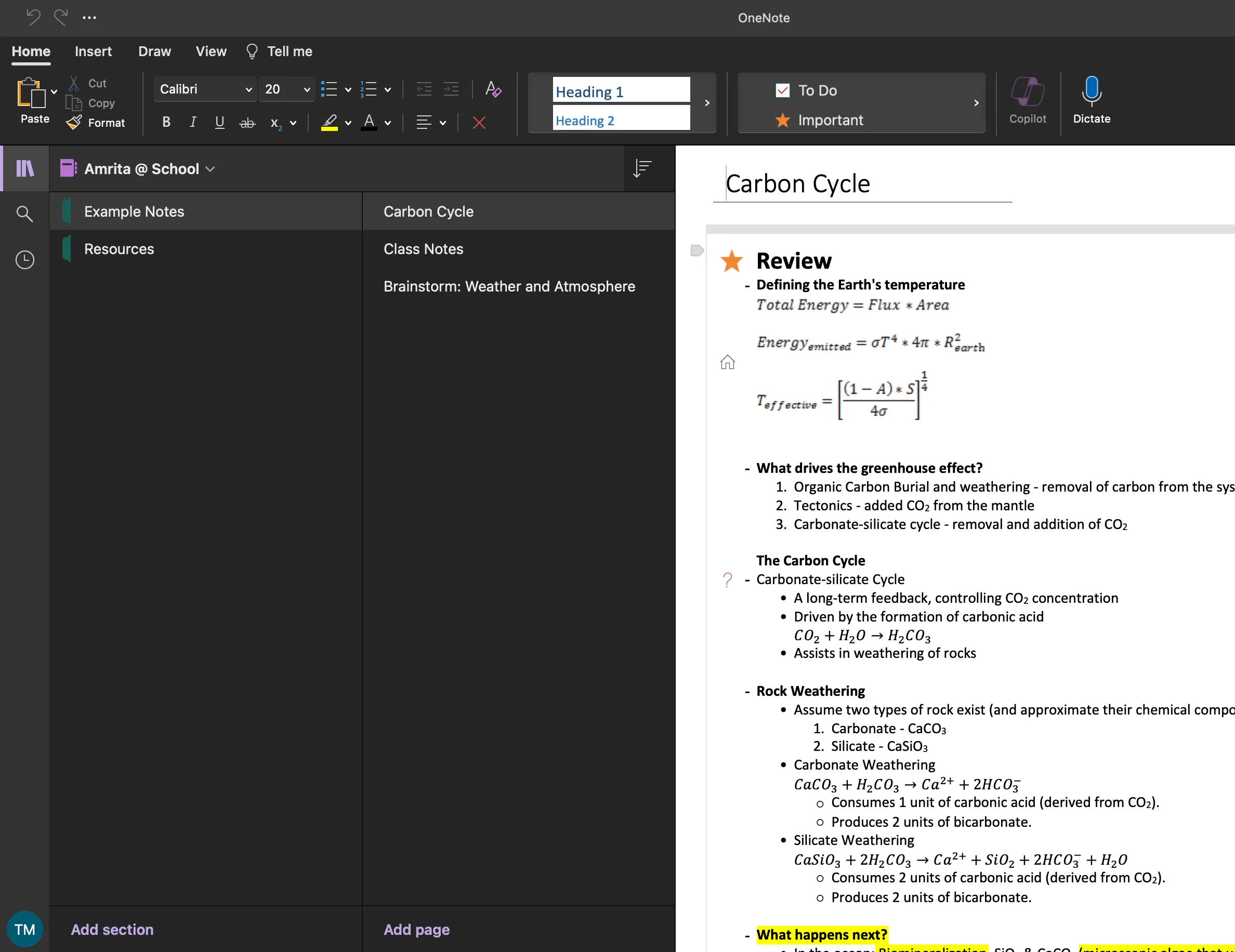 Cấu trúc sổ ghi chú, phần và trang của OneNote giúp tổ chức nội dung một cách phân cấp và khoa học