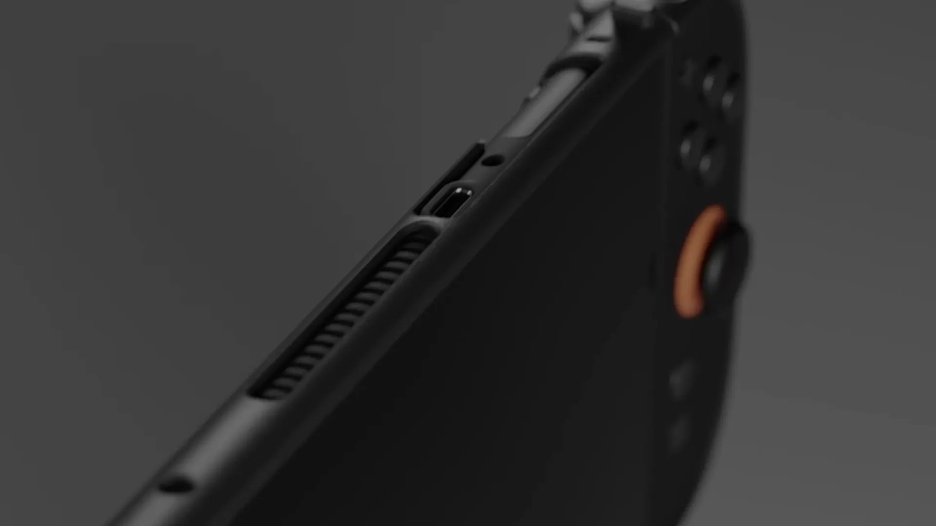 Cổng USB-C thứ hai nằm ở phía trên cùng của Nintendo Switch 2, cạnh cổng âm thanh, theo thiết kế mô phỏng của Genki.