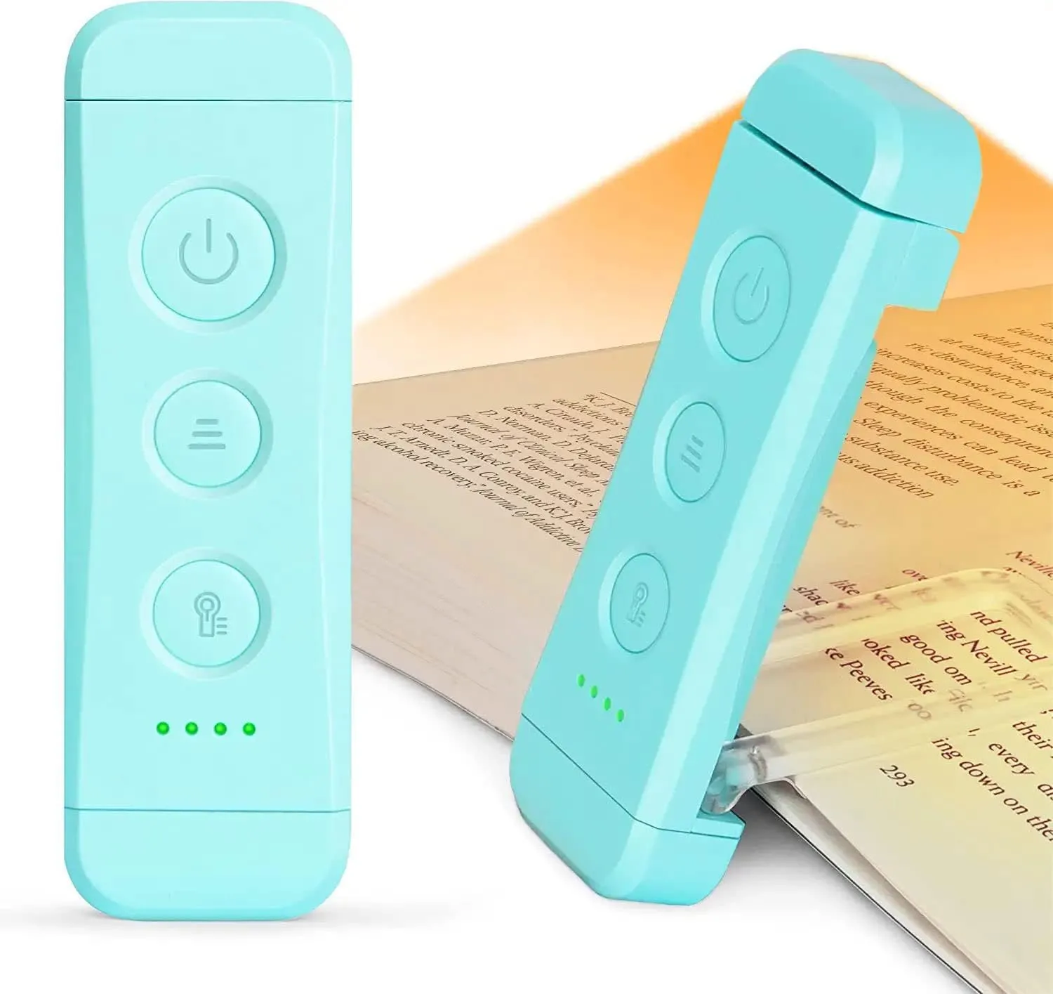 Đèn kẹp sách Glocusent với ánh sáng dịu nhẹ, nhiều chế độ cho mắt
