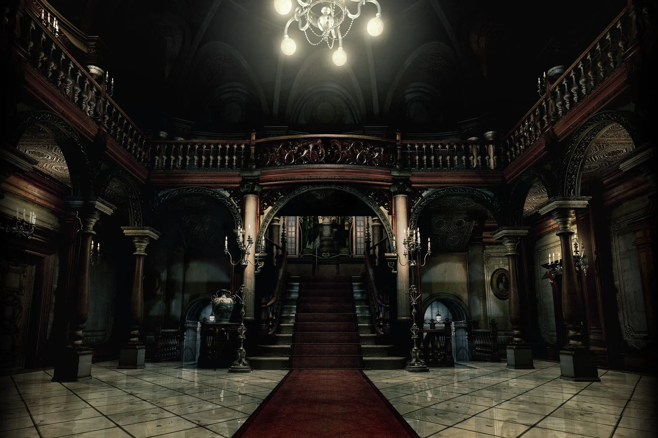 Dinh thự Spencer trong Resident Evil, biểu tượng của sự phát triển game theo hướng cốt truyện và thể loại kinh dị sinh tồn