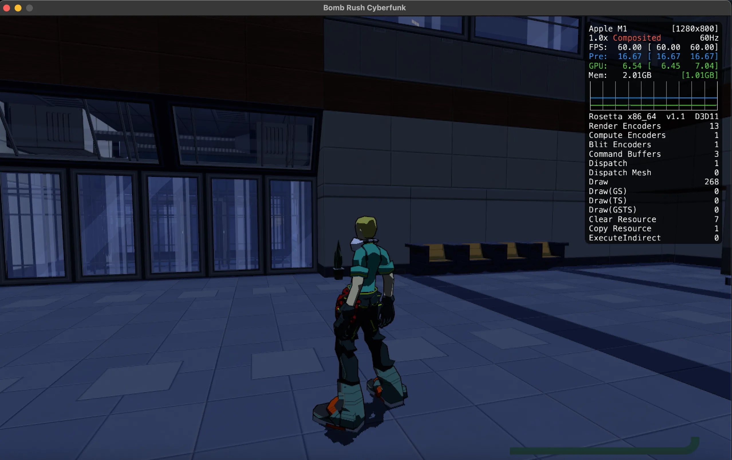 Game Bomb Rush Cyberfunk chạy mượt mà trên Mac nhờ ứng dụng Whisky và Game Porting Toolkit