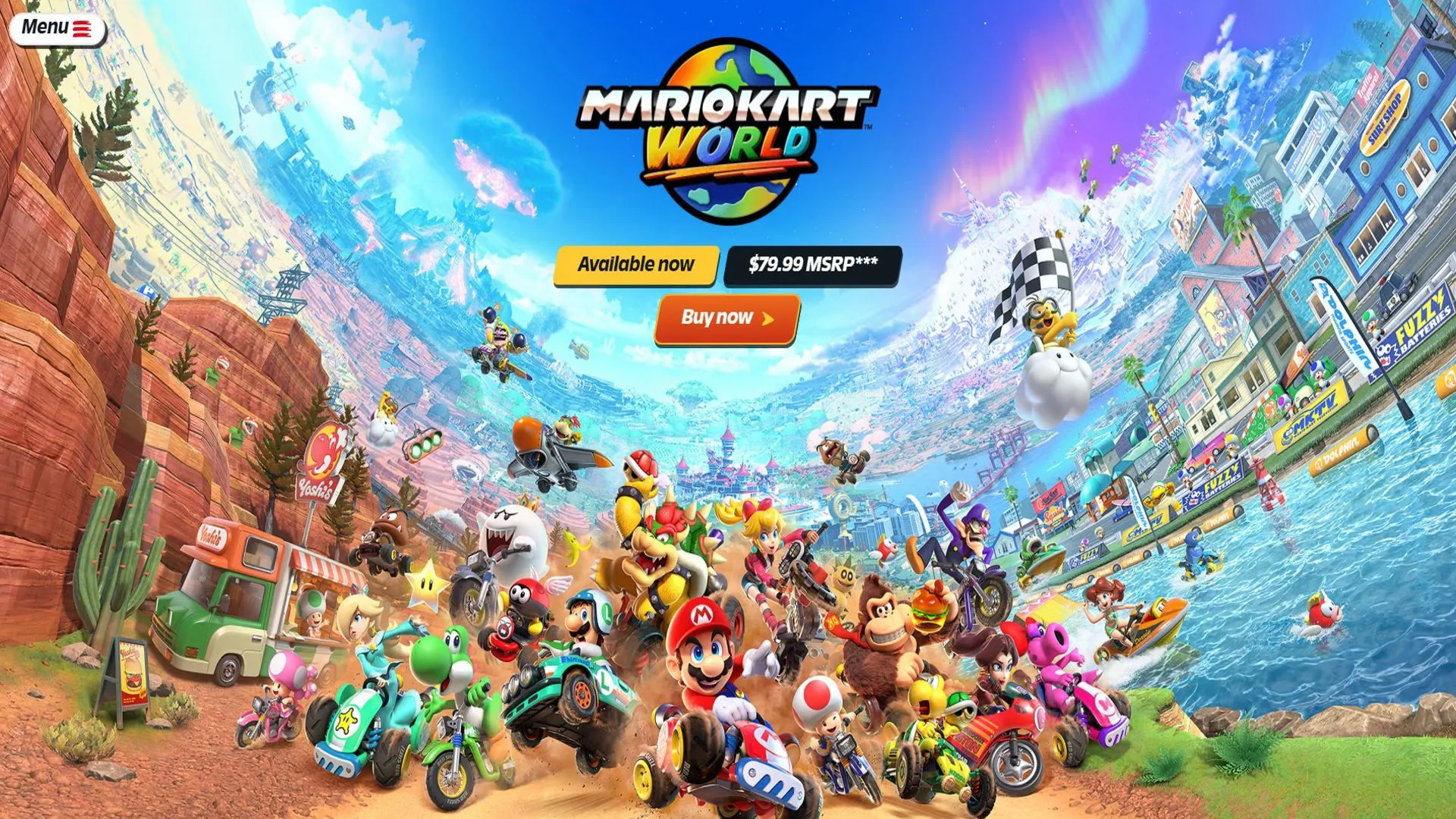 Giá game Mario Kart World 80 USD trên Nintendo Switch 2 gây tranh cãi về chi phí
