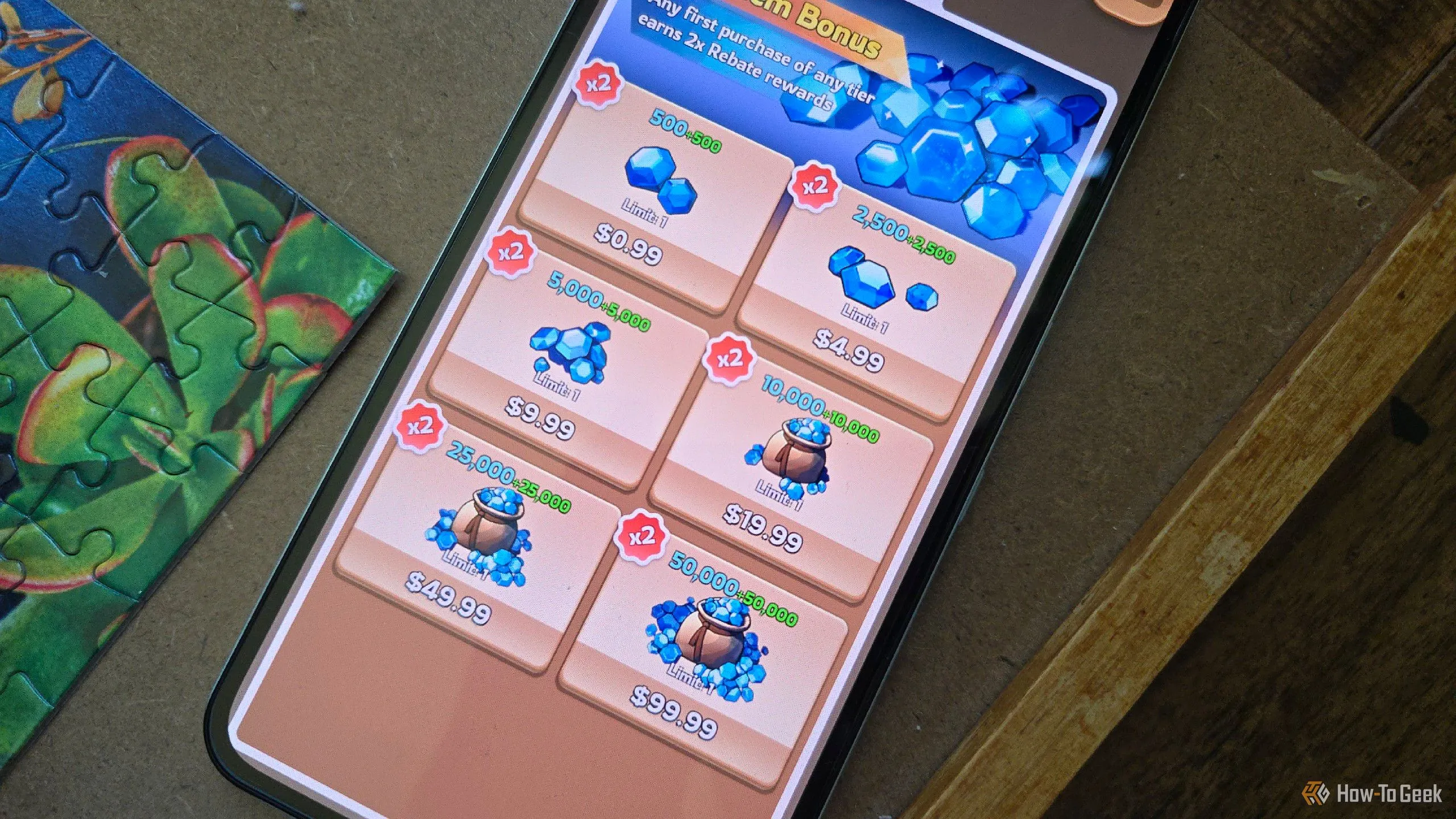 Giao dịch nhỏ trong Kingshot trên điện thoại CMF Phone 2 Pro, minh họa chi phí ẩn của game miễn phí