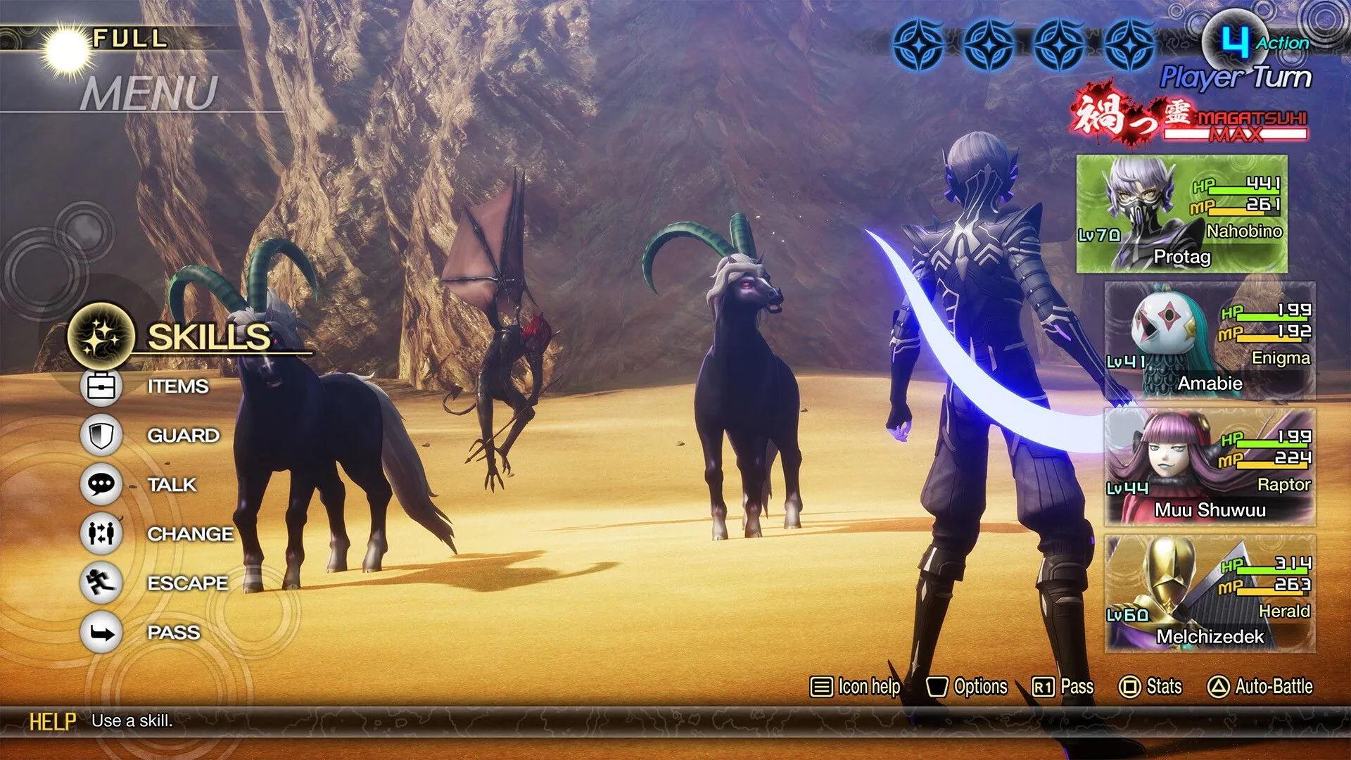 Hình ảnh gameplay Shin Megami Tensei V Vengeance với phong cách anime