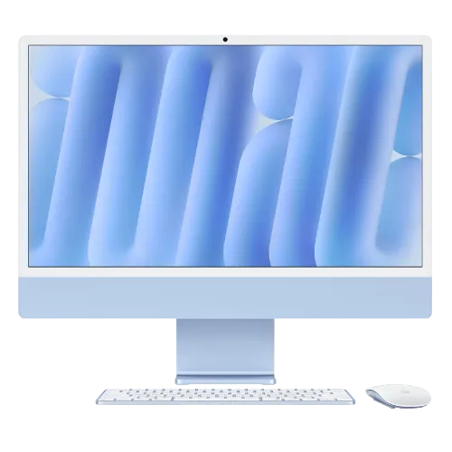 Hình ảnh iMac 24 inch chip M4, mẫu máy tính all-in-one mới nhất của Apple.